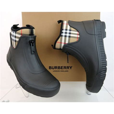 burberry black & beige flinton rain boots|burberry black perfume price.